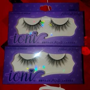 Ioni 3d Faux Mink Lashes Natural Lite Wispy